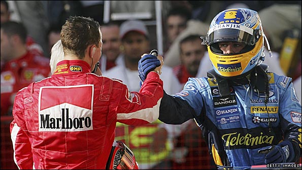 ¿F.Alonso o M.Schumacher?