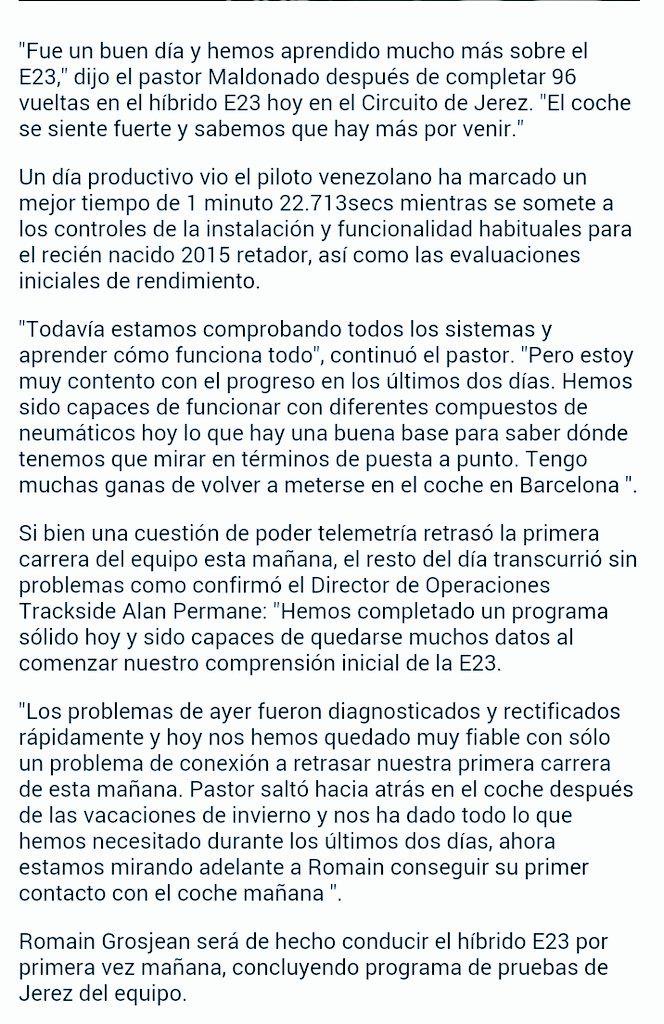 Re: EL CLUB DE PASTOR MALDONADO