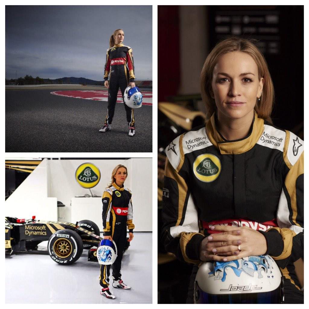 Re: FOTOS - CARMEN JORDA PILOTO DE LOTUS