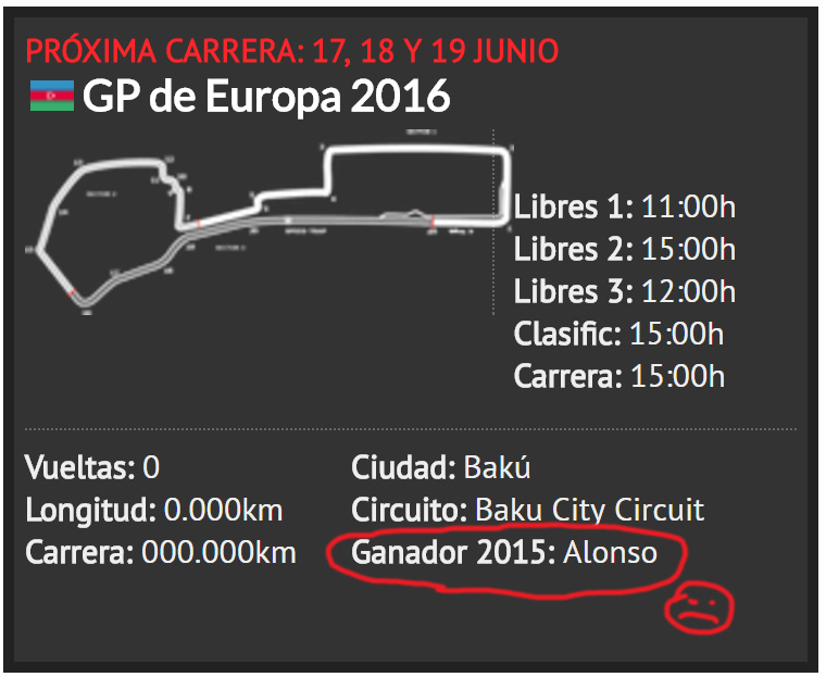 Re: El Tribunal de la F1 (YO SOY LA LEY)