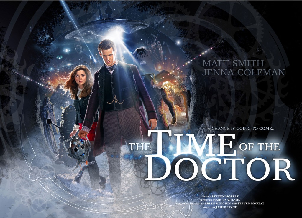 poster promocional de the time of the doctor y algunas imagenes mas nuevas imagenes